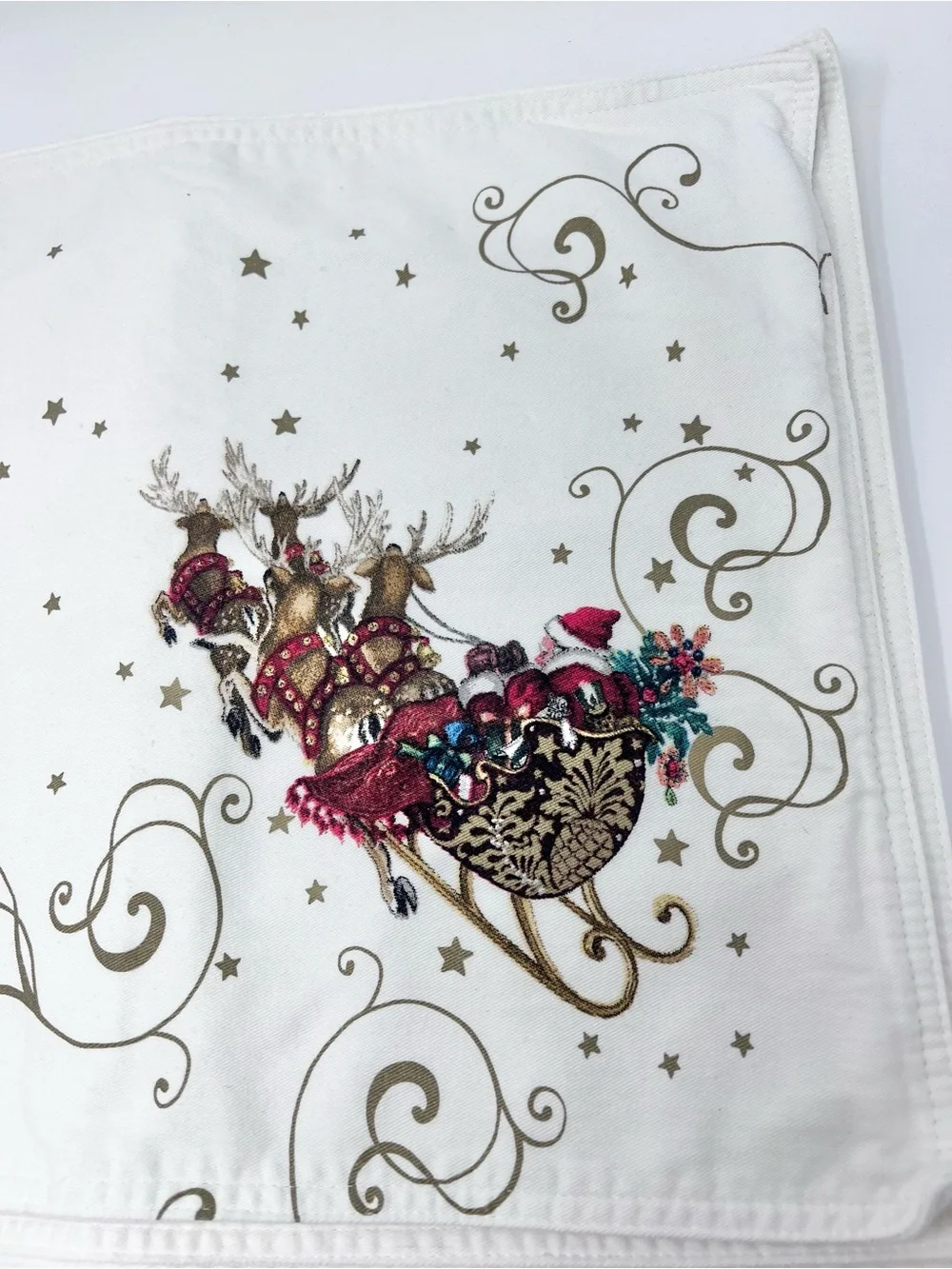 Williams Sonoma Twas the Night Before Christmas Placemats Set of 4